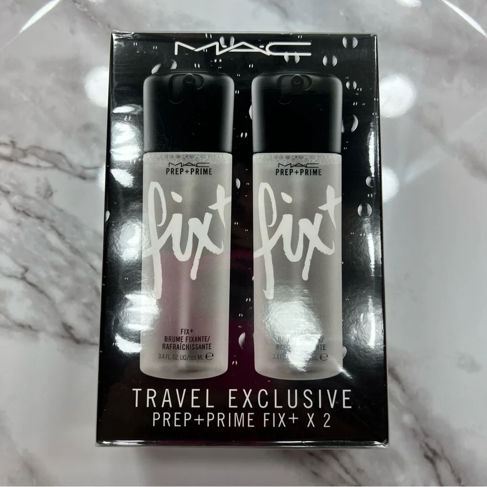Mac Prep + Prime Fix + Setting Spray X2 Travel Exclusive Full Size Duo Set
